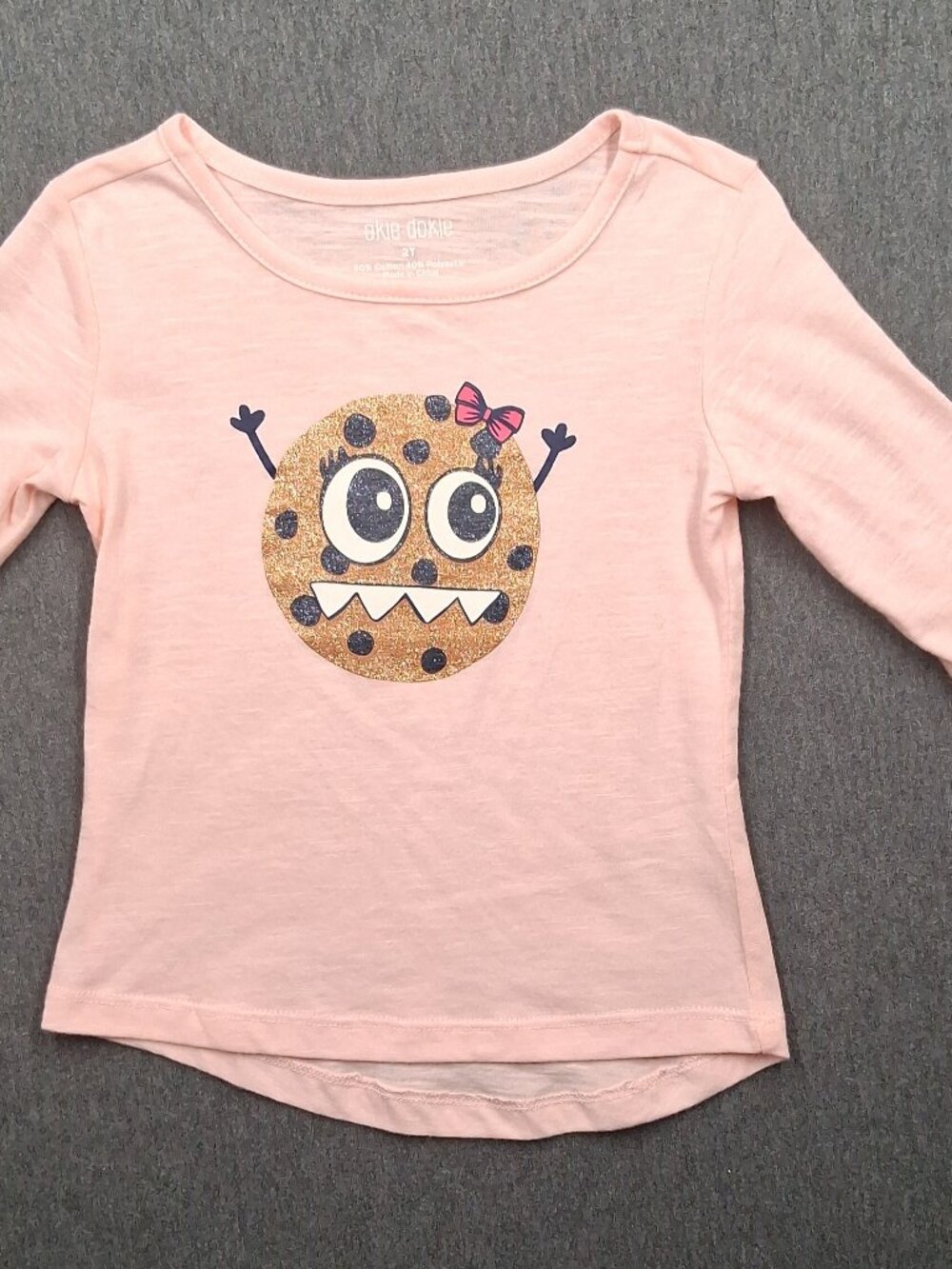 Okie dokie  Toddler girls shirt size 2t Pink  New without tags